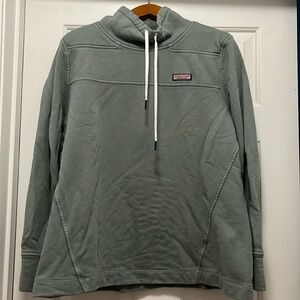 Vineyard Vines Women’s Funnel Neck French Terry Sweatshirt